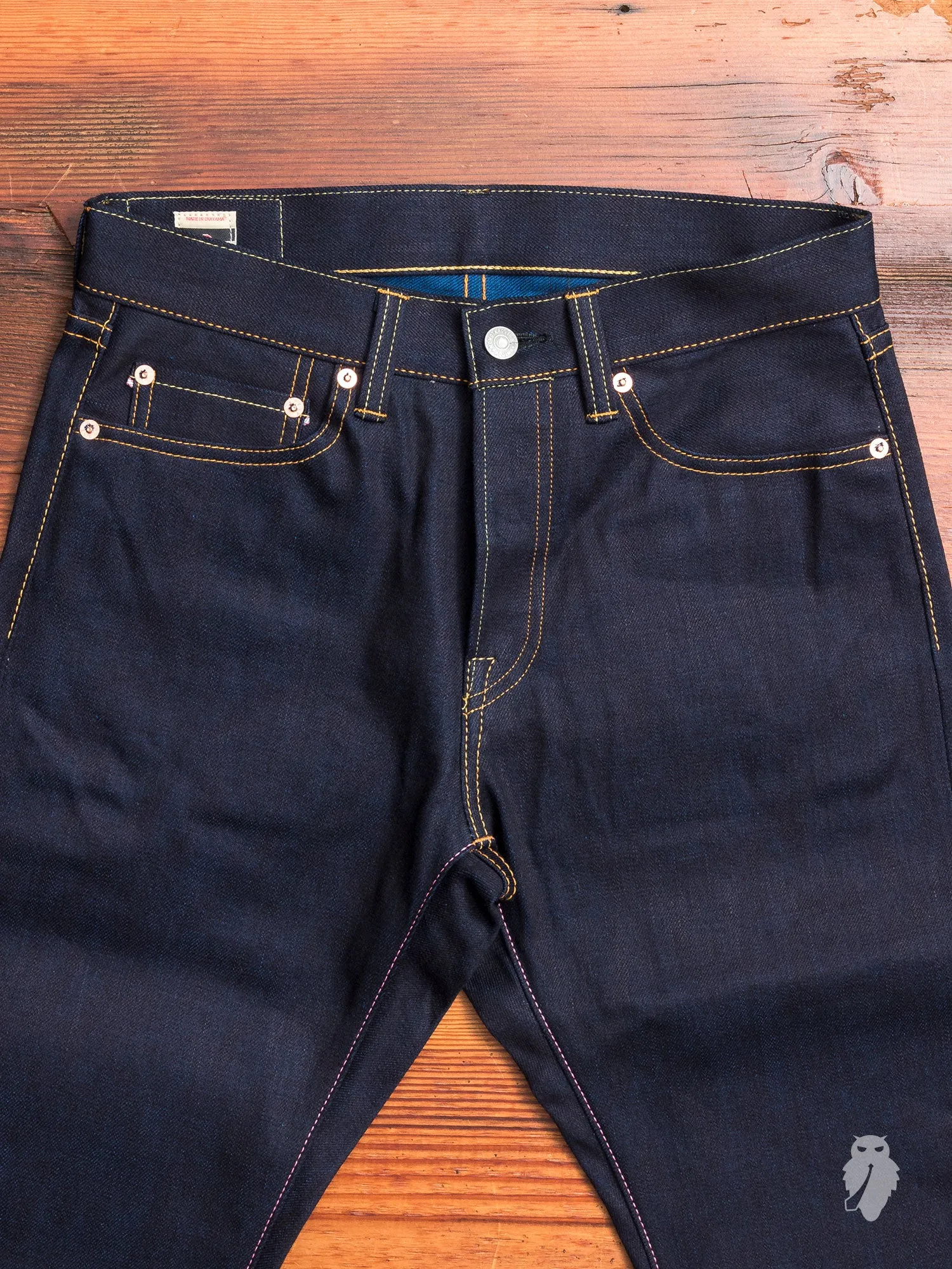 0405-14 "Cobalt Weft" 13oz Selvedge Denim - High Tapered Fit