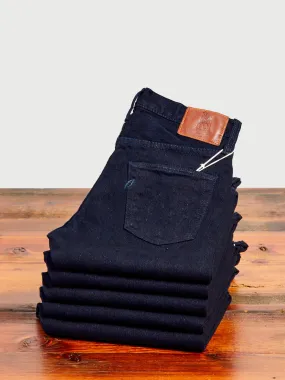 1167-WID 13oz Rinsed Stretch Double Indigo Selvedge Denim - Relaxed Tapered Fit