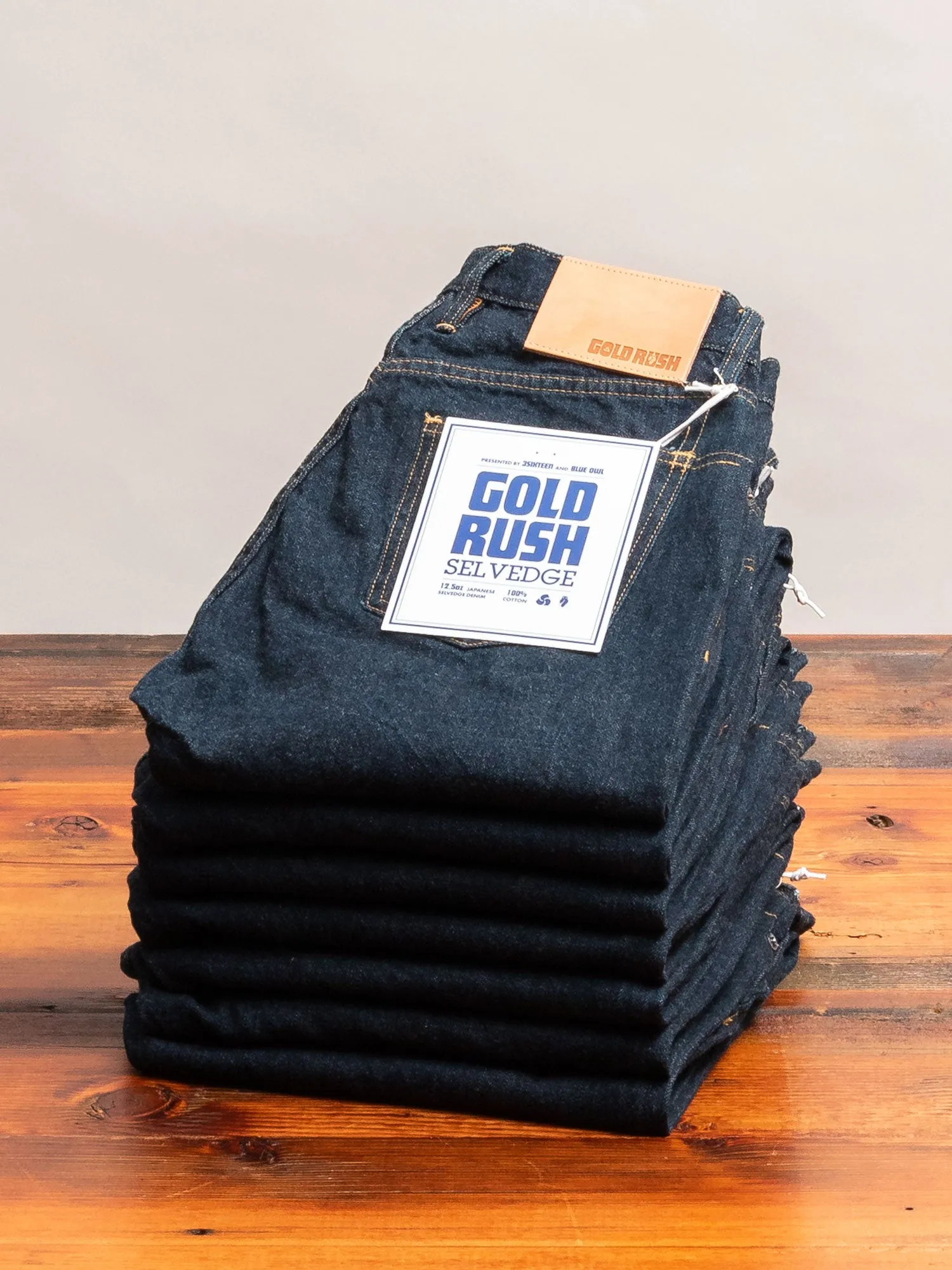 3sixteen x Blue Owl "Gold Rush" Selvedge Denim - Classic Tapered Fit