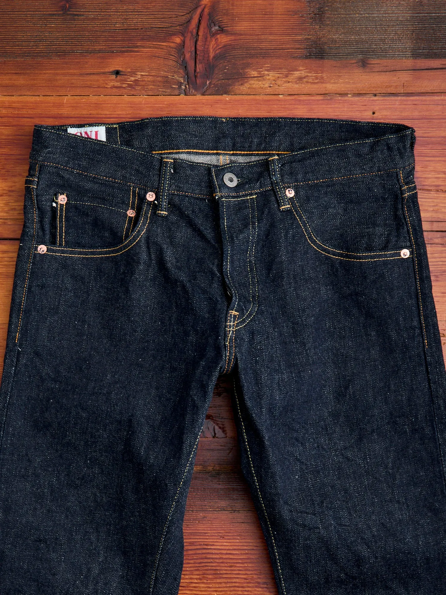 622 "Sleeping Demon" Natural Indigo 15.5oz Selvedge Denim - Relaxed Tapered Fit