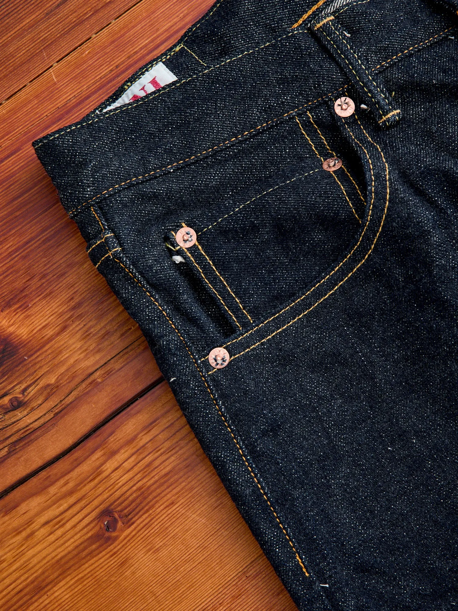 622 "Sleeping Demon" Natural Indigo 15.5oz Selvedge Denim - Relaxed Tapered Fit