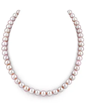 7.0-7.5mm Pink Freshwater Pearl Necklace - AAAA Quality