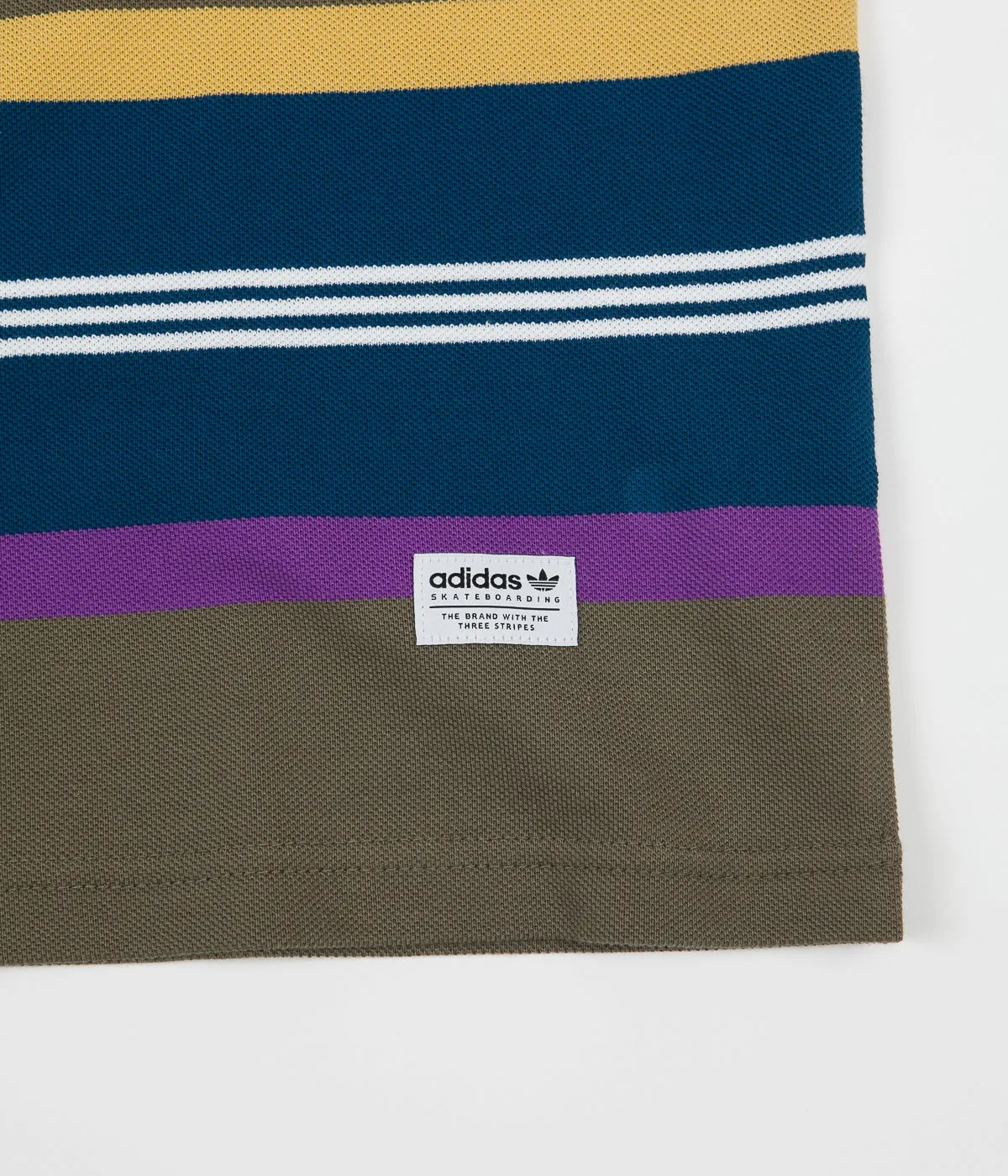 Adidas Grover T-Shirt - Raw Khaki / Legend Marine / Active Purple / Pyrite