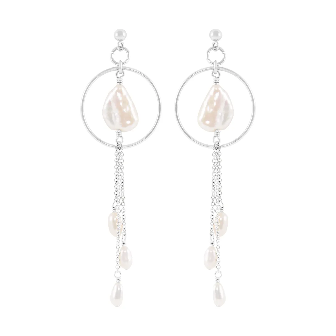 Anita Earrings - Silver