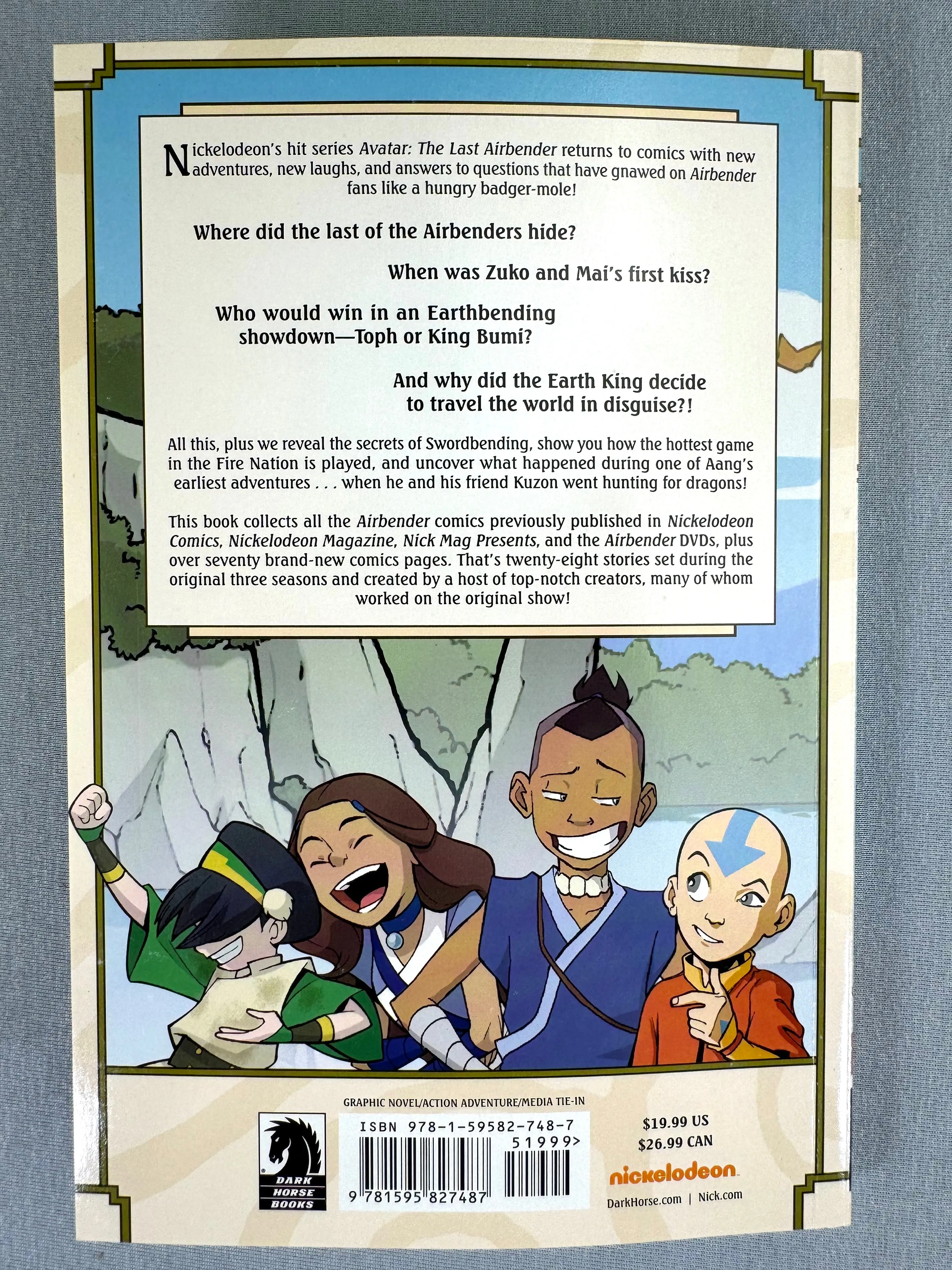 Avatar: Last Airbender Omnibus Edition Volume 7: The Lost Adventures and Team Avatar Tales - Dark Horse Comic Book