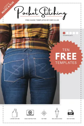 Back Pocket Stitching Guides (FREE)