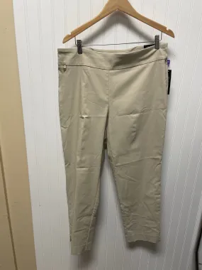 Beige Pants Chinos & Khakis Jones And Co, Size 16