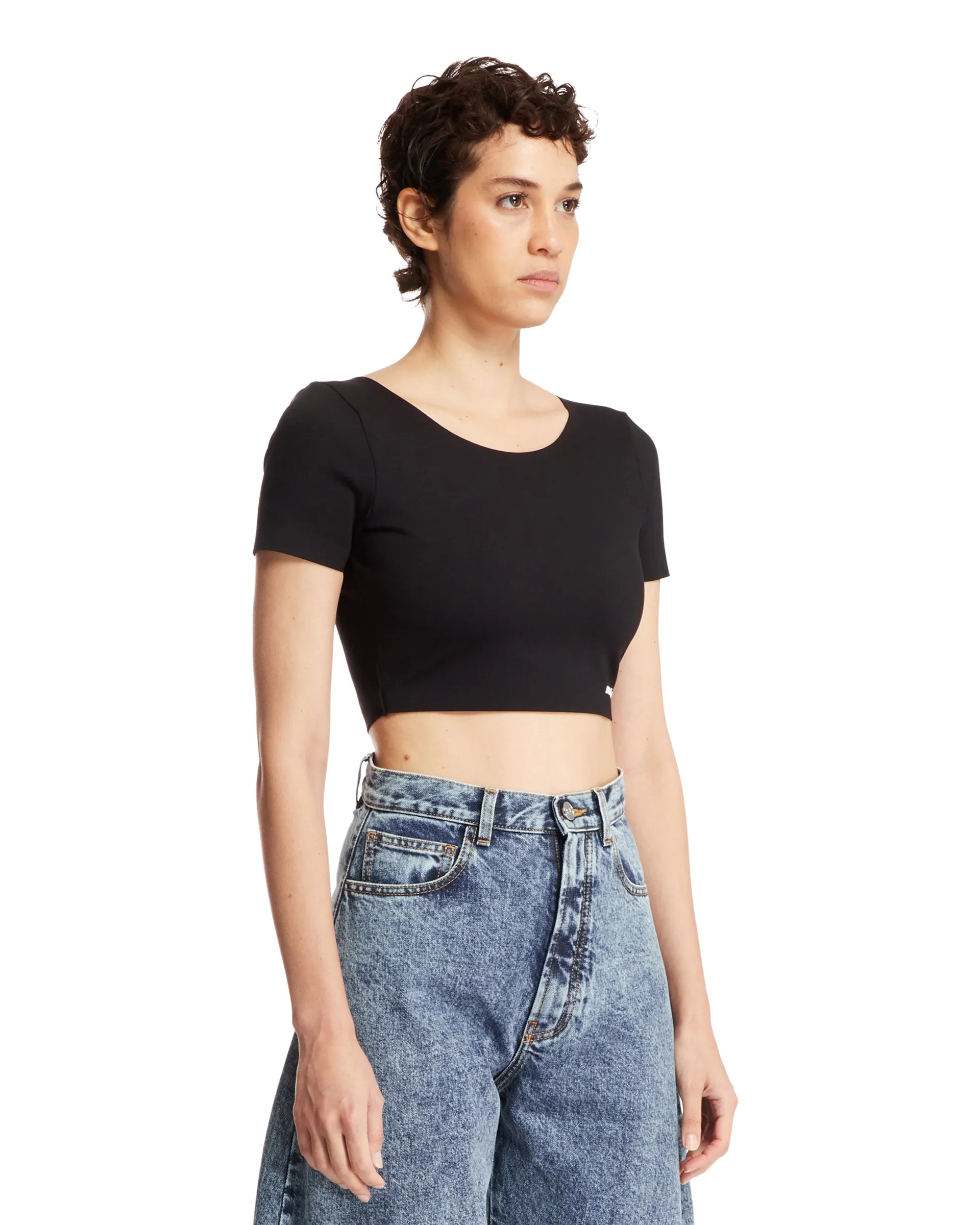 Black Crop Top