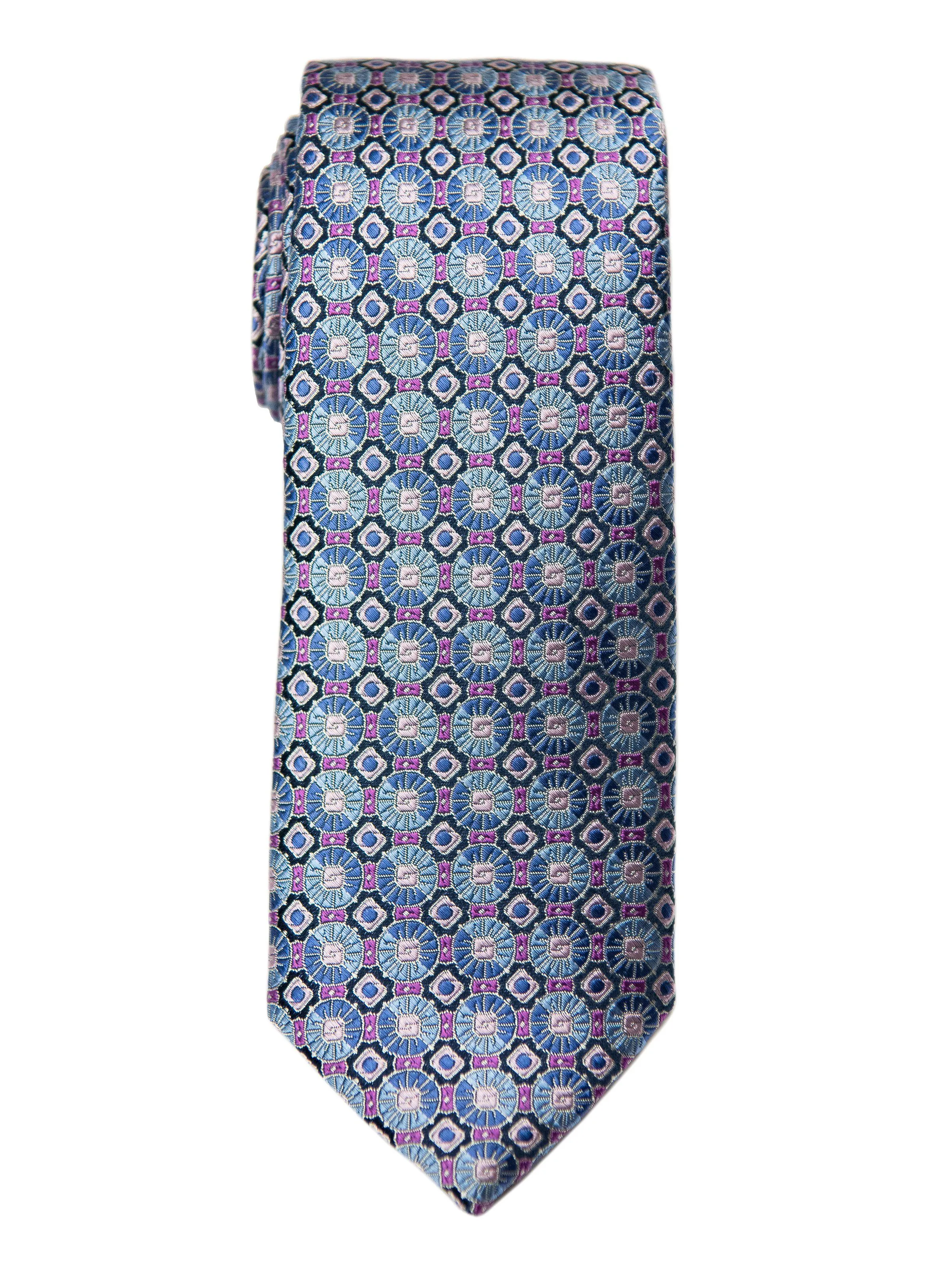 Boy's Tie 27740 Pink/Blue Neat