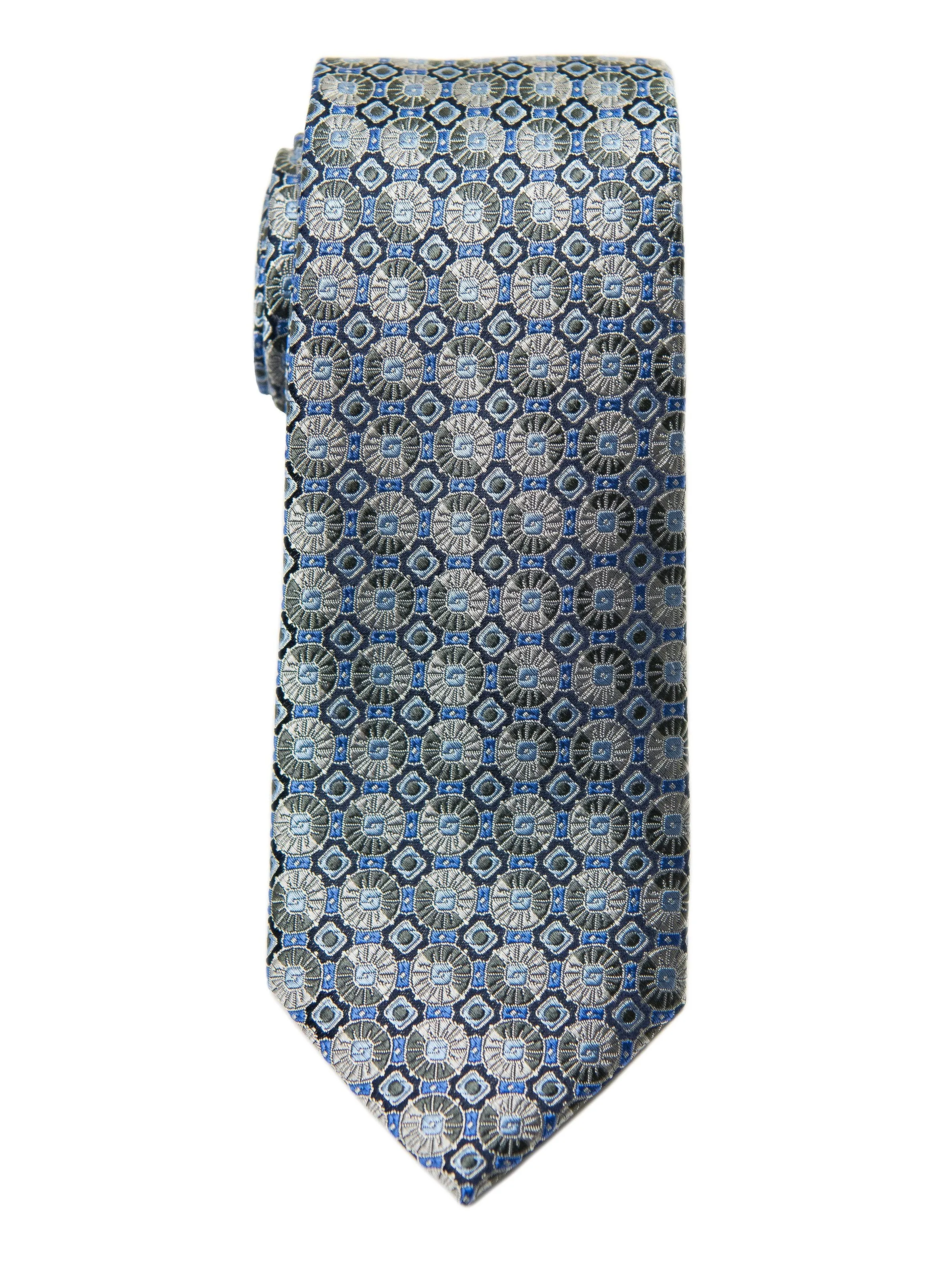 Boy's Tie 27743 Grey/Blue Neat