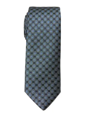 Boy's Tie 27765 Black/Blue Neat