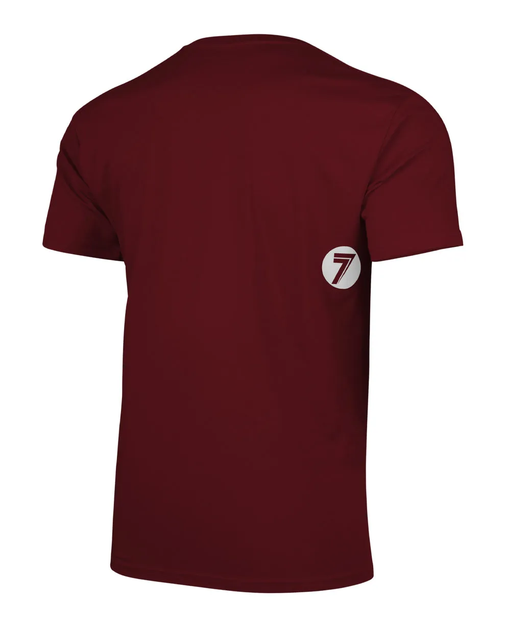 Brand Tee Burgandy