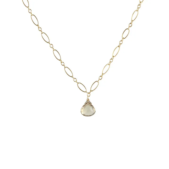 Champagne Citrine Necklace