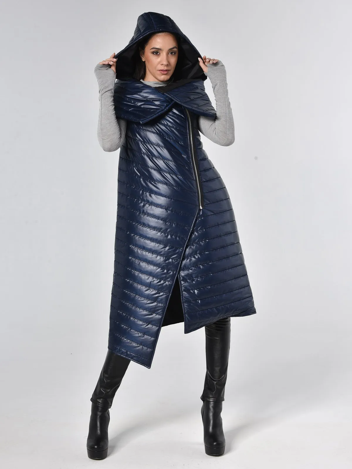 Dark Blue Puffer Vest