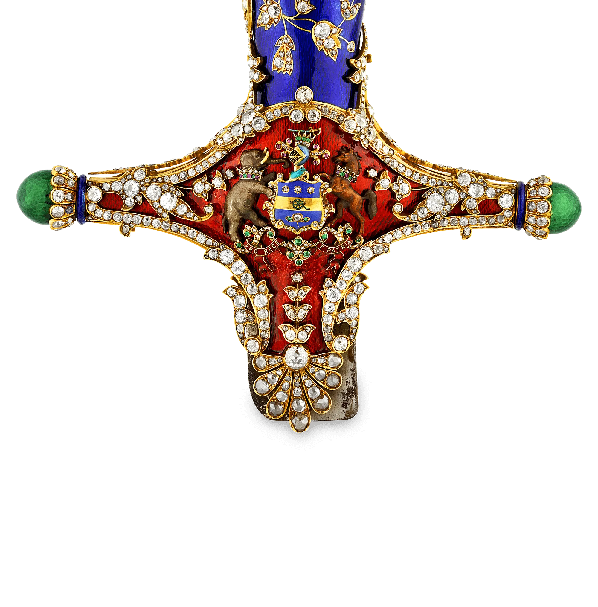 Diamond and Enamel Sword Hilt of the Maharajah