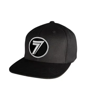 Dot Patch Hat Black