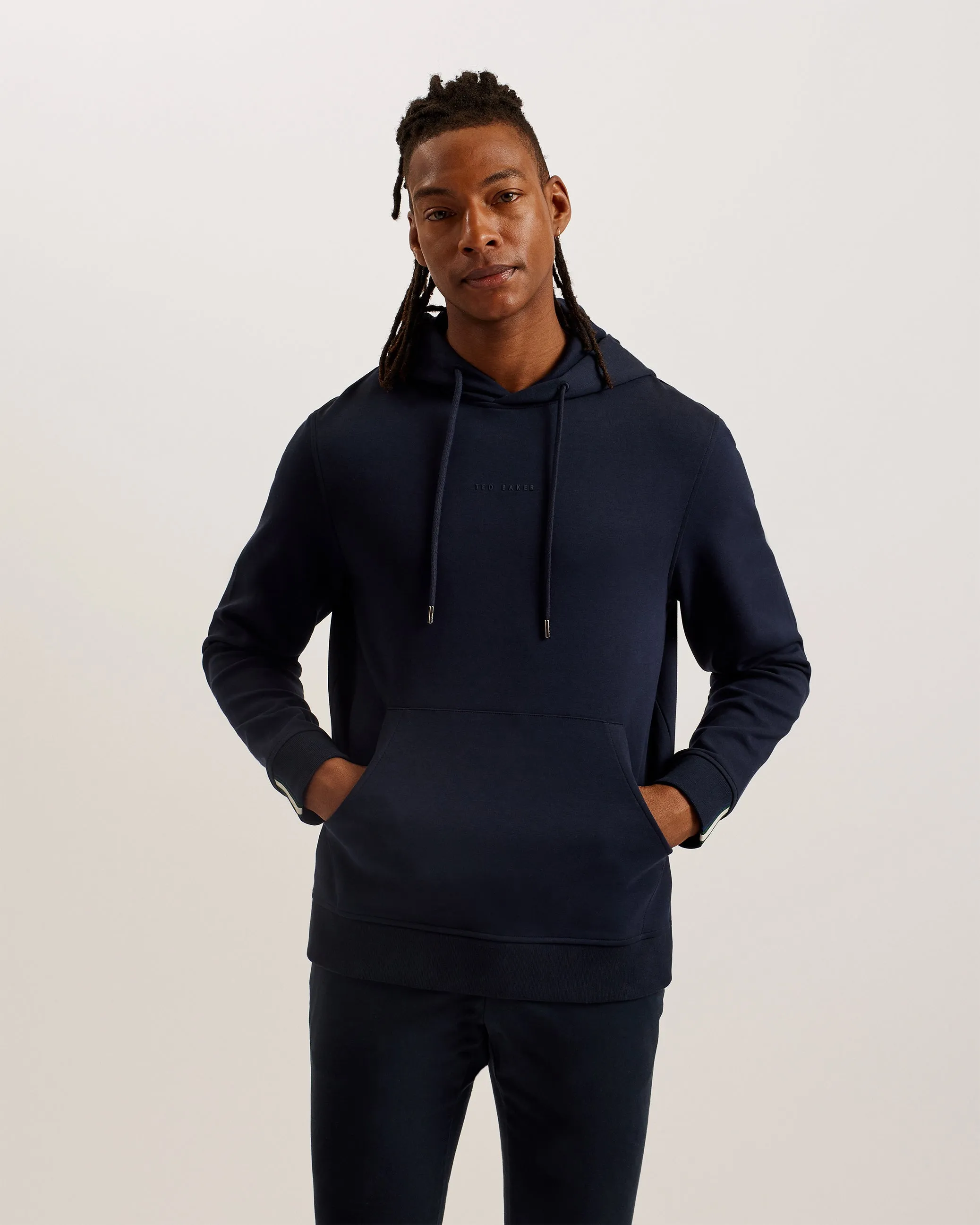 Drotow Branded Hoodie Navy