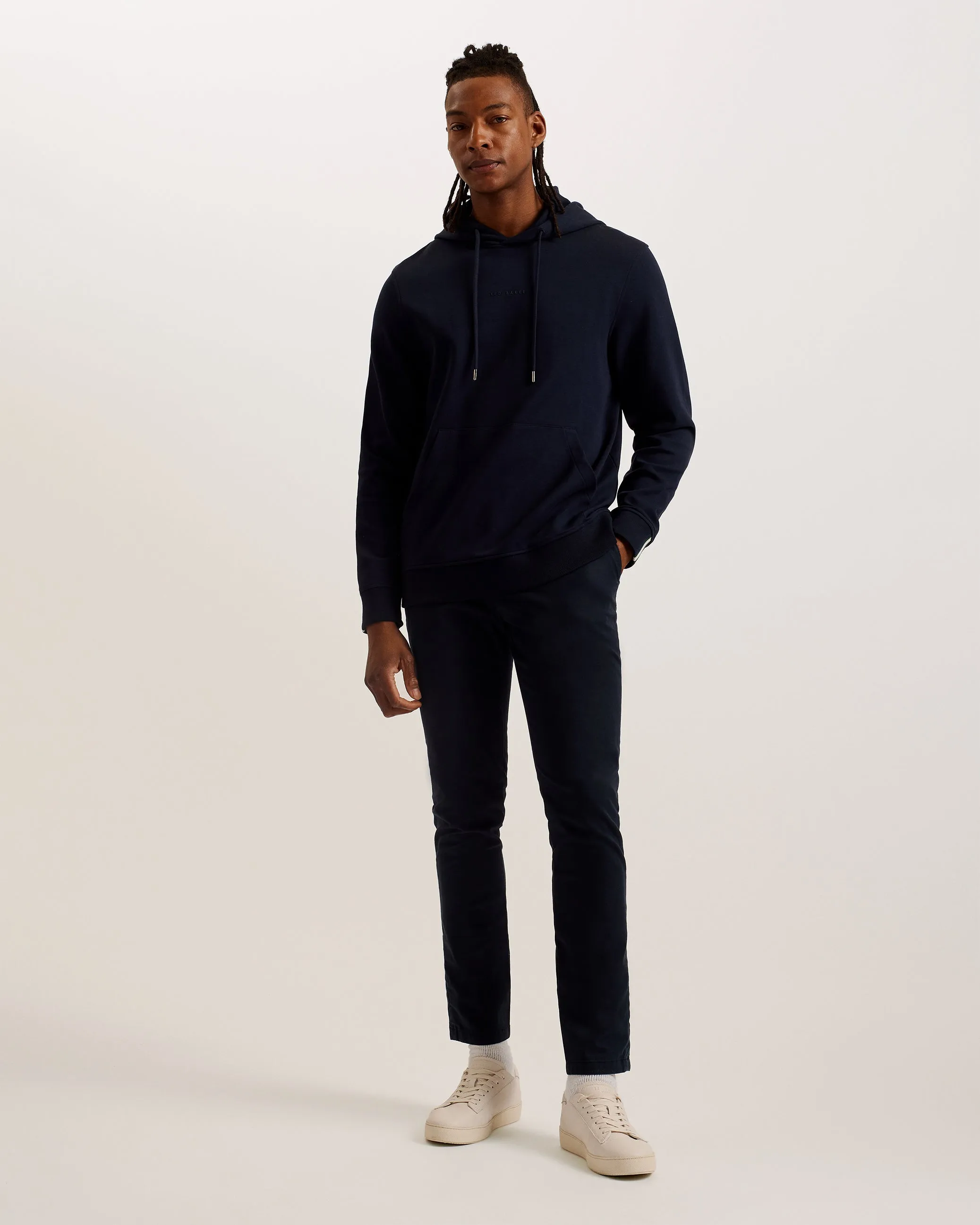 Drotow Branded Hoodie Navy