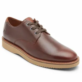 Dunham CLYDE PLAINTOE SADDLE BROWN LEA