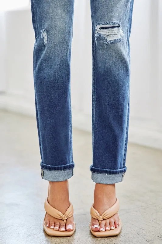 Eternity Mid Rise Slim Straight Leg Jean - Kancan