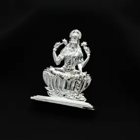 Expensive Handmade Silver Lakshmi Idol for Diwali Pooja