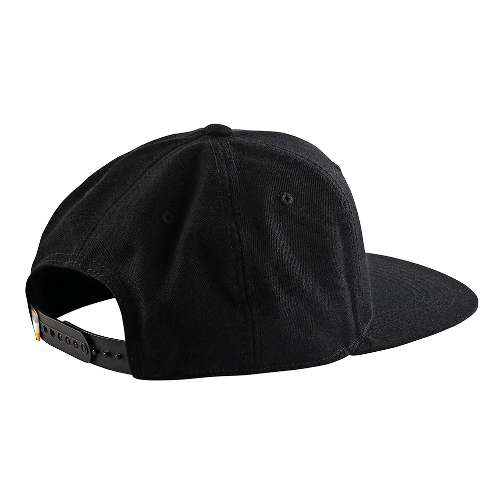 Flat Bill Snapback Speed Black