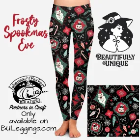 Frosty Spookmas Eve (Johanna Parker Exclusive) - High-quality Handcrafted Vibrant Leggings