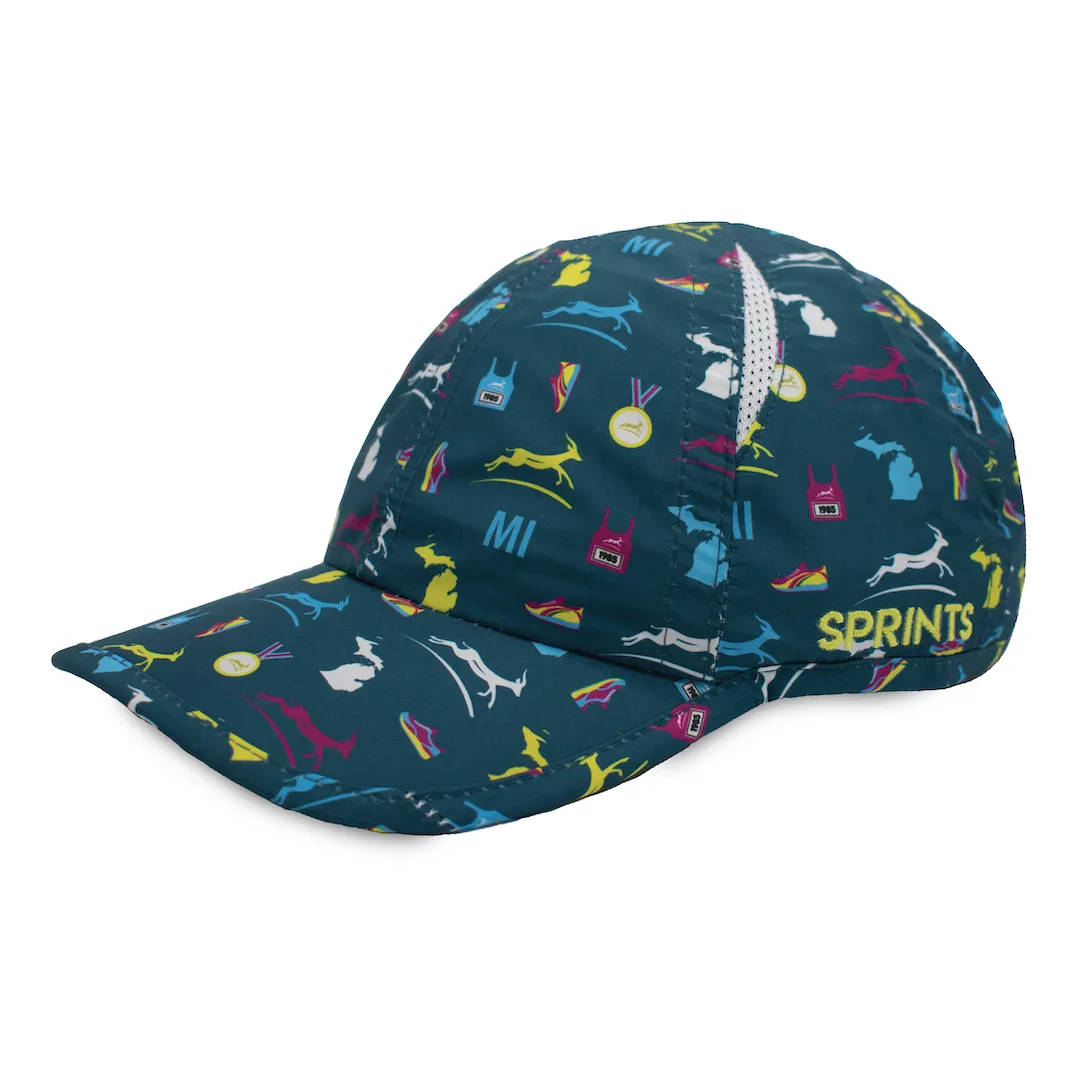 Gazelle Sports Fall Racing Icons Hat - Dark Blue