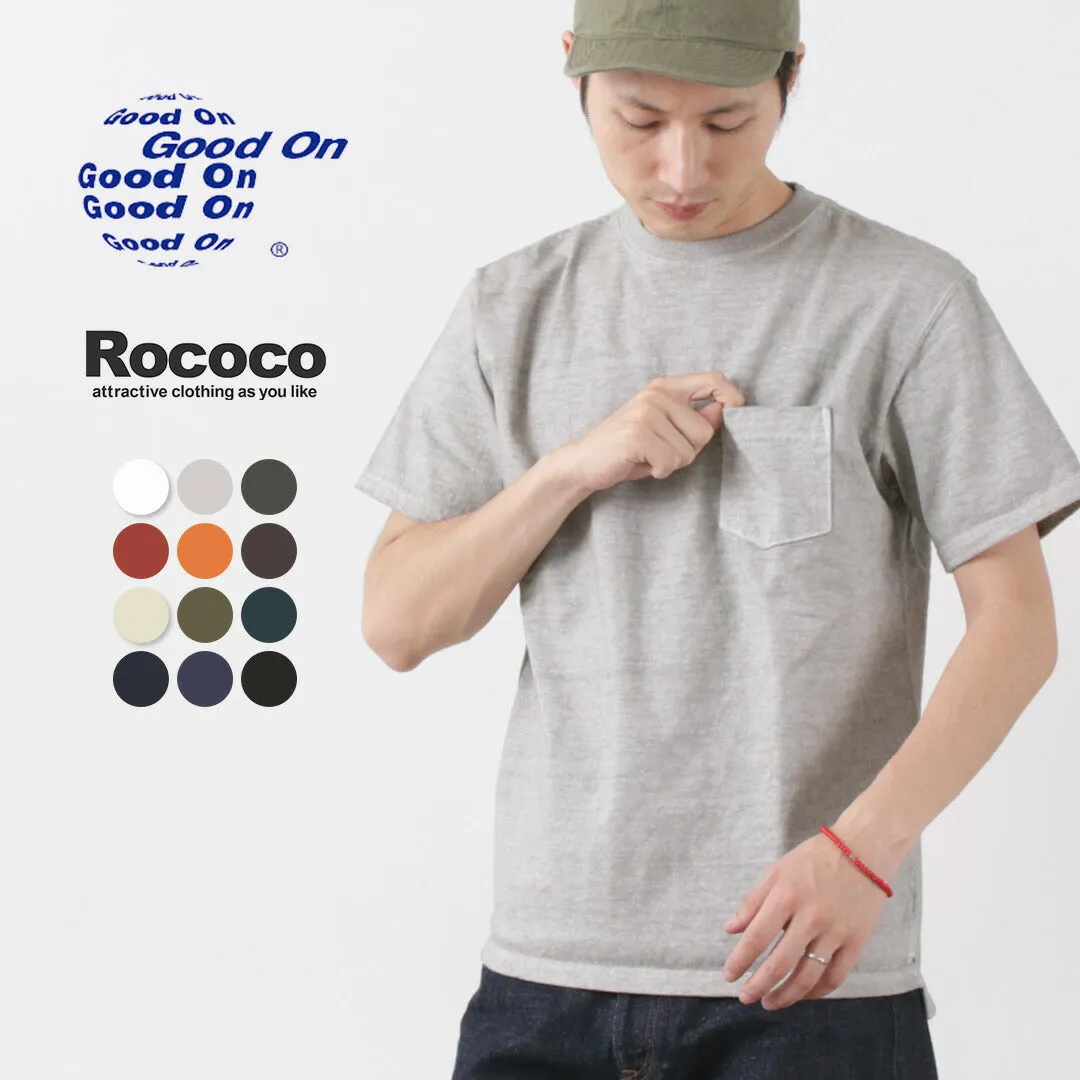 GOOD ON / Heavy Set-in Sleeve Short Sleeve Pocket T-Shirt