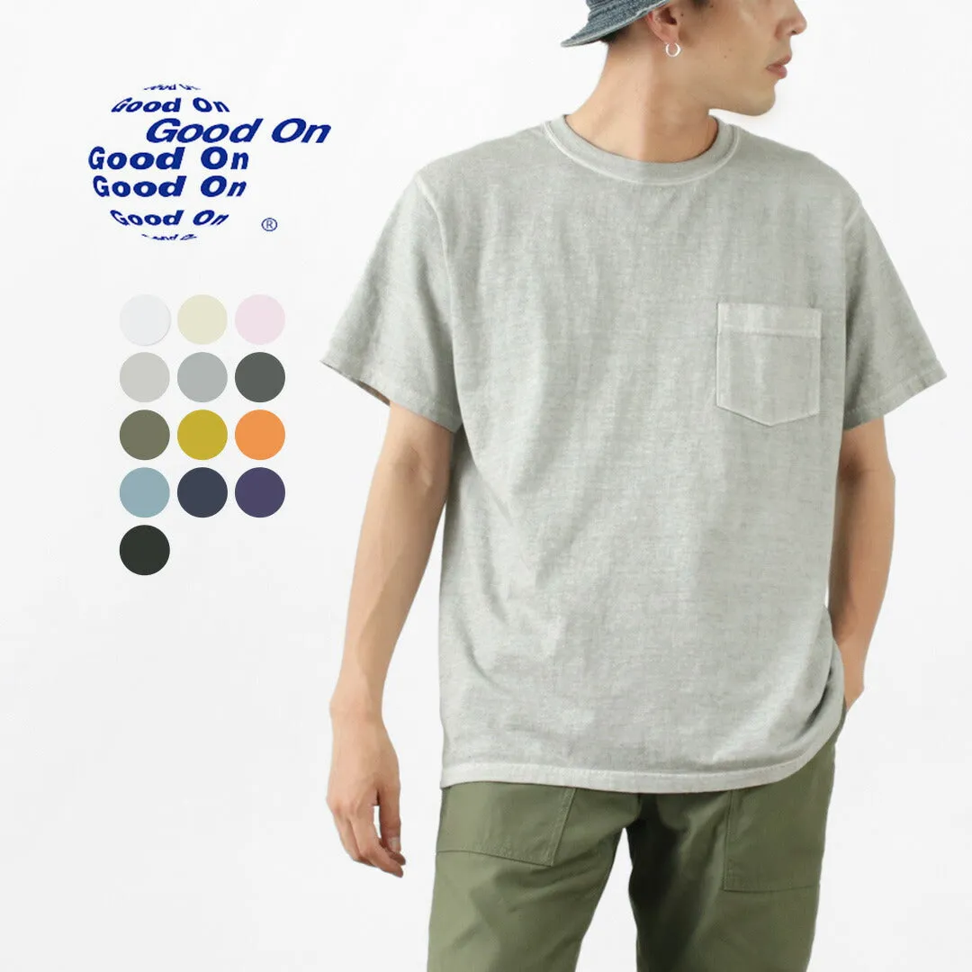 GOOD ON / Short Sleeve Basic Pocket Crew Neck T-Shirt