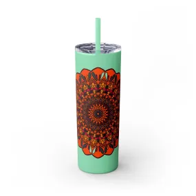 Handmade Mandala Design 20oz Skinny Tumbler - BPA-Free