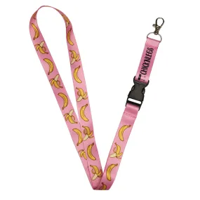 Lanyard - Pink Bananas