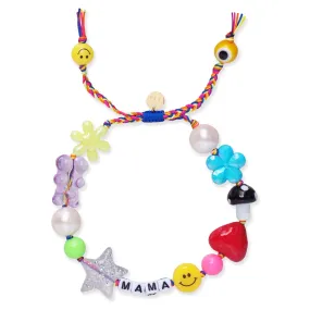 Mama's Fun Charm Beaded Bracelet