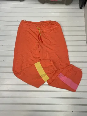 Orange & Yellow Pants Joggers Sundry, Size S