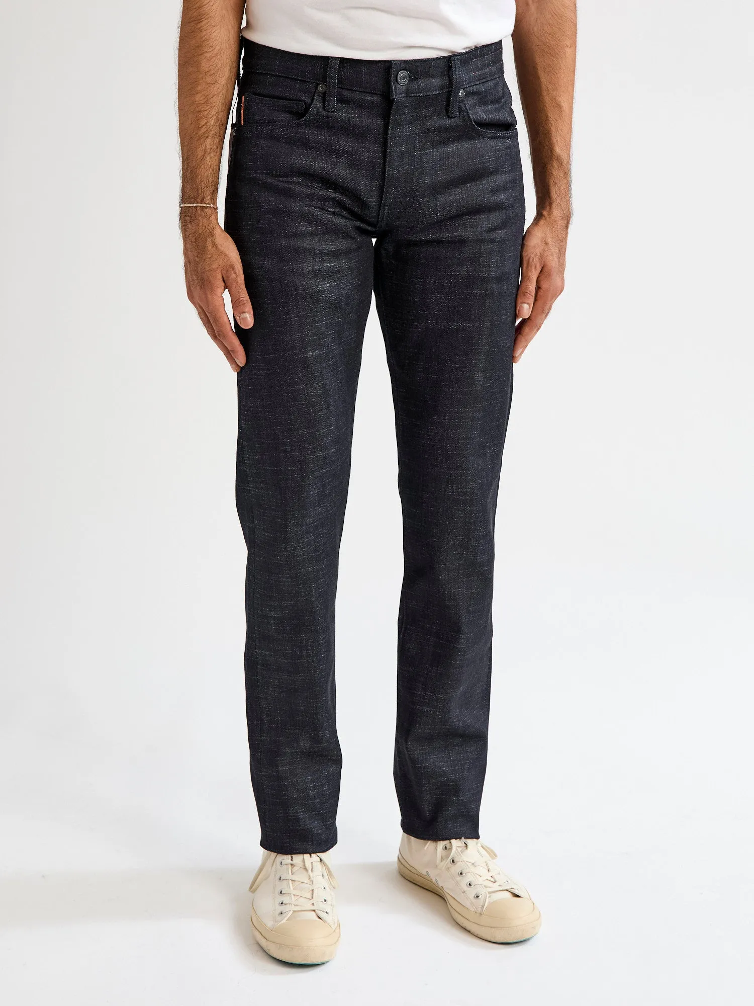 "Etched" 13oz Stretch Selvedge Denim - Pen Slim