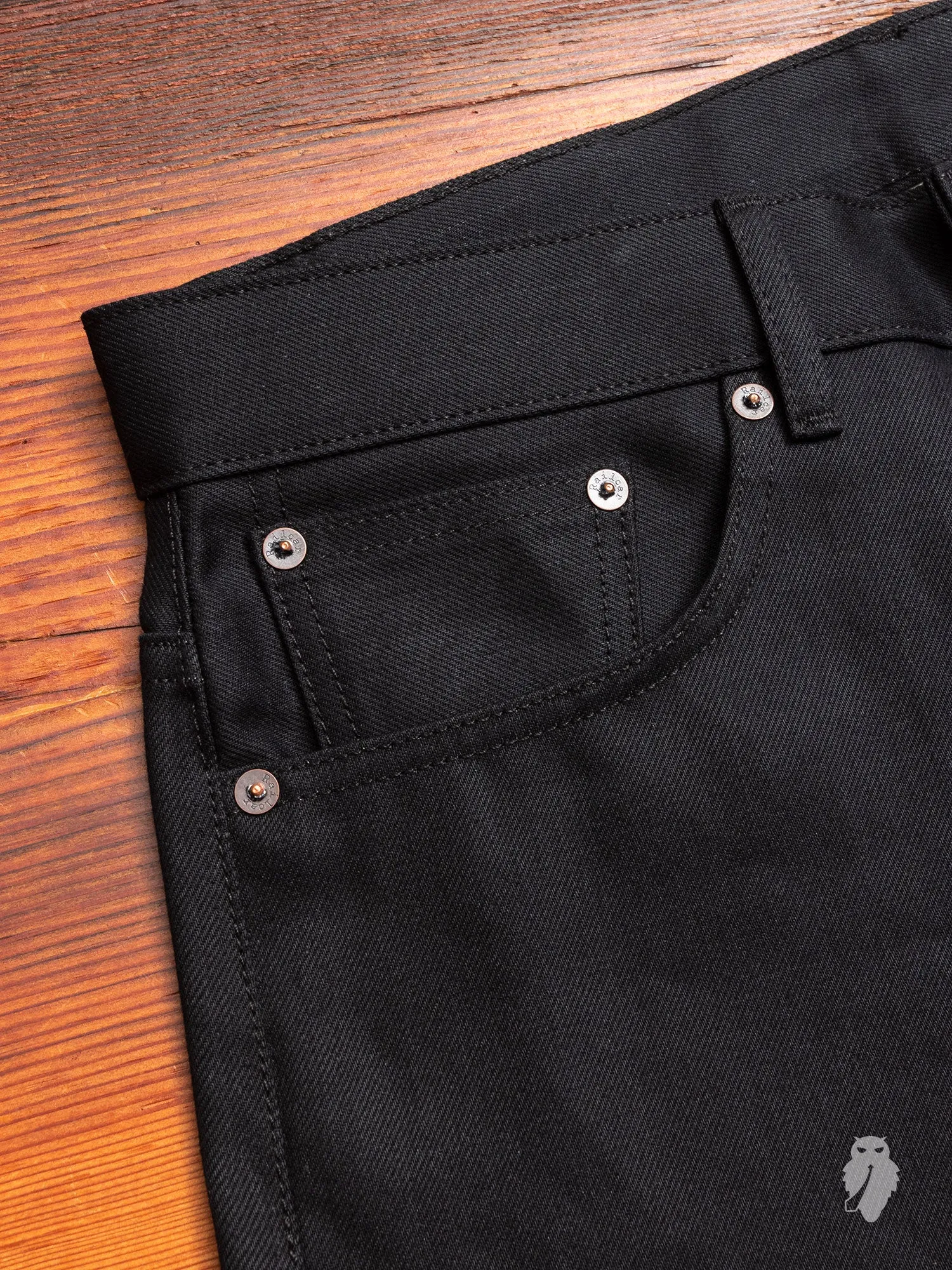 "Itochu" 11.5oz Black Selvedge Denim - Spikes Fit