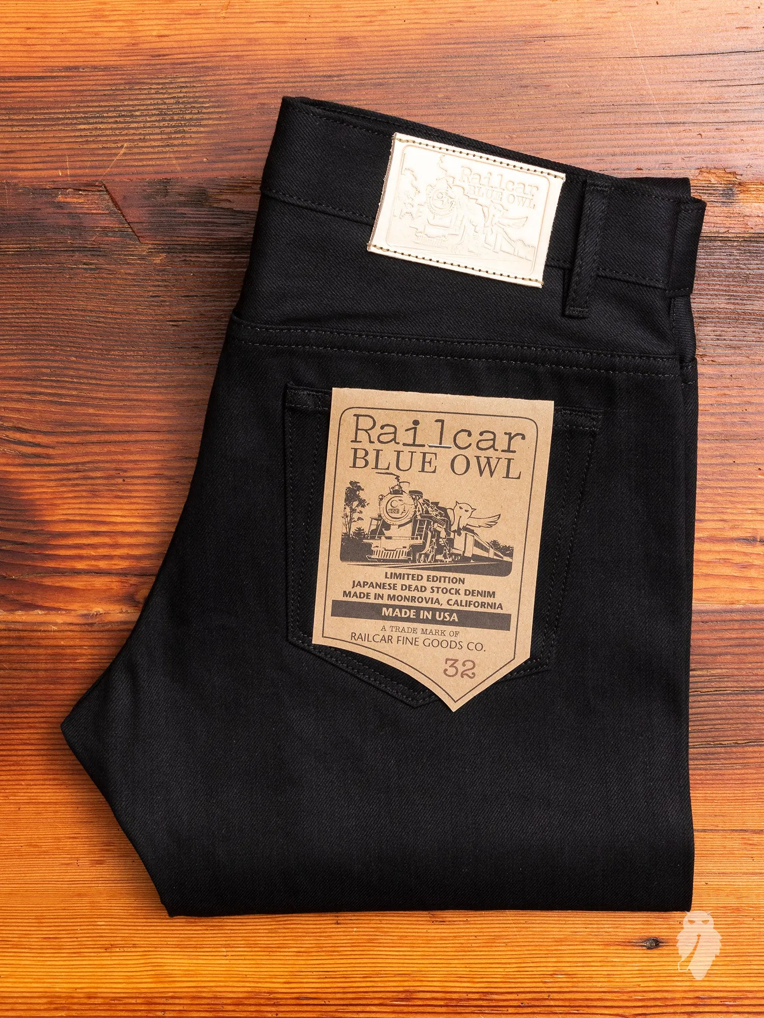 "Itochu" 11.5oz Black Selvedge Denim - Spikes Fit