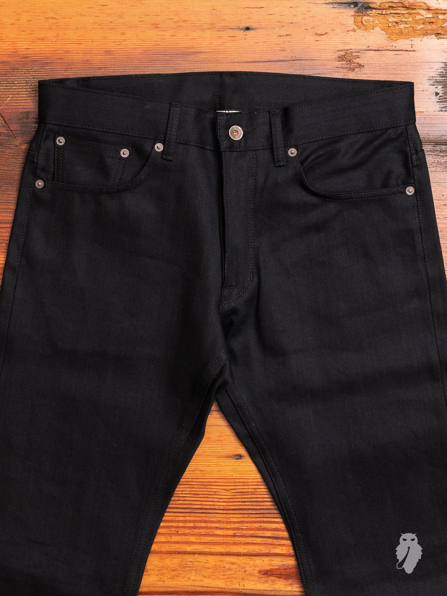 "Itochu" 11.5oz Black Selvedge Denim - Spikes Fit