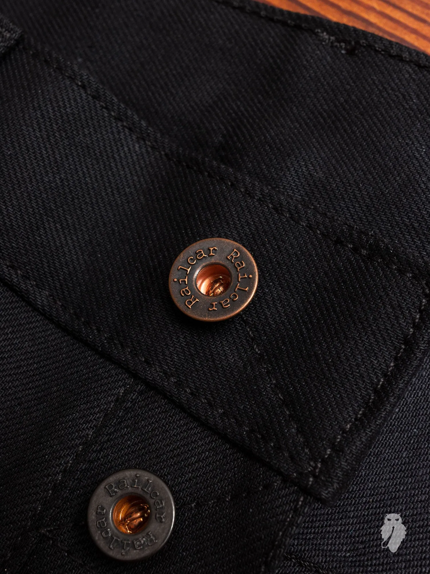 "Itochu" 11.5oz Black Selvedge Denim - Spikes Fit