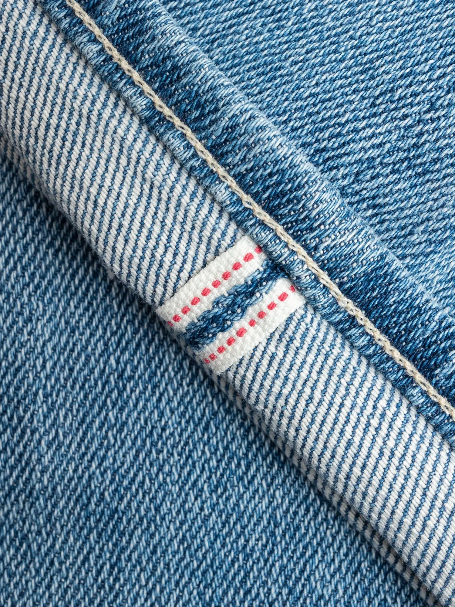 "Ronnie" 11.5oz Washed Indigo Stretch Selvedge Air Denim - Pen Slim