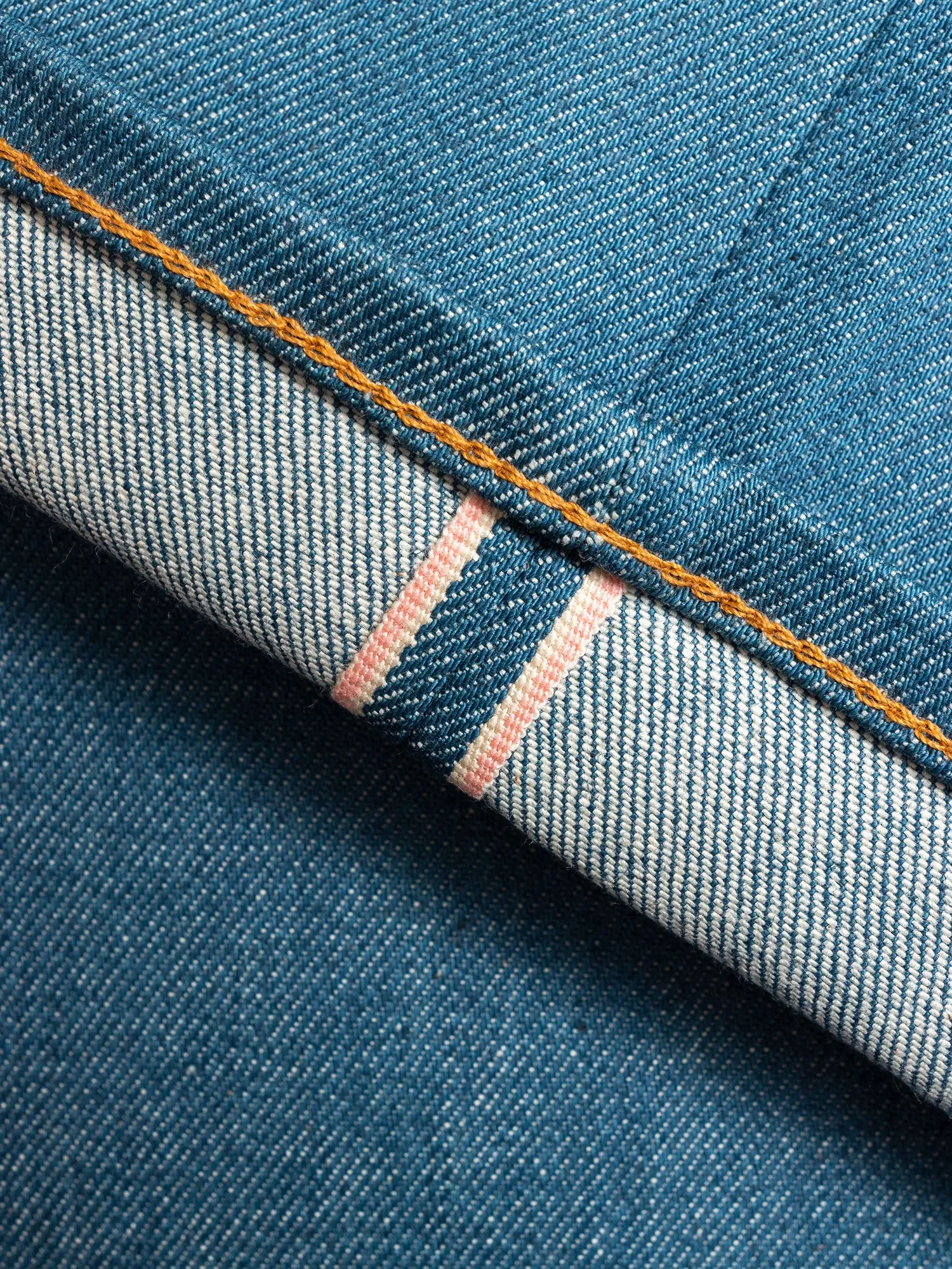 "Vintage Blue" 14oz Indigo Stretch Selvedge Denim - Pen Slim