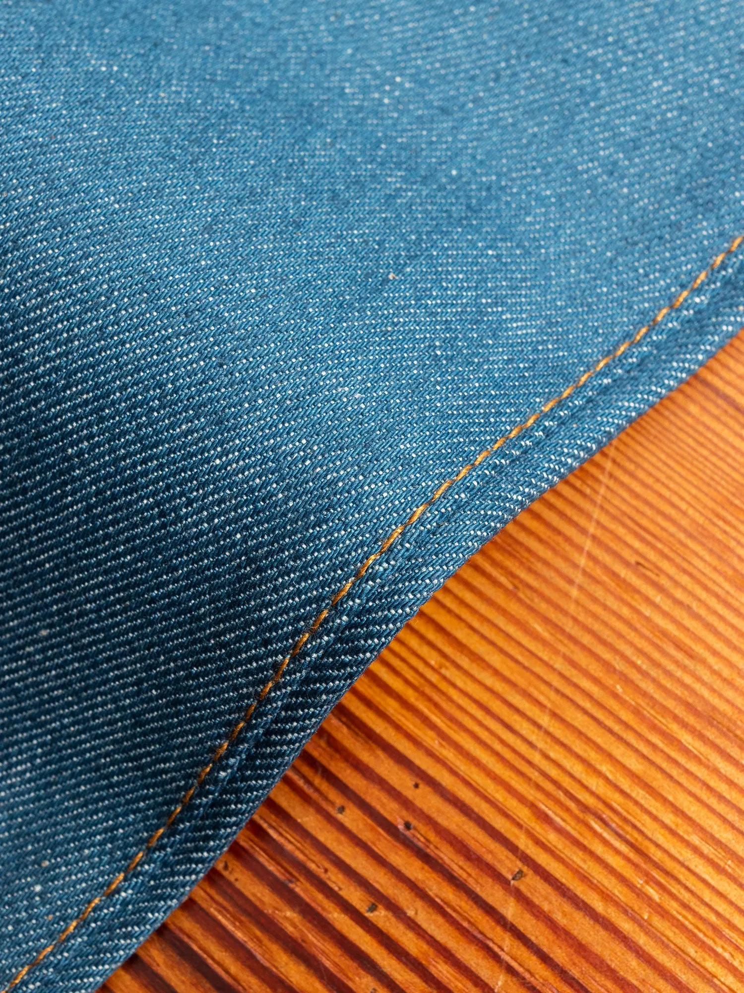 "Vintage Blue" 14oz Indigo Stretch Selvedge Denim - Pen Slim