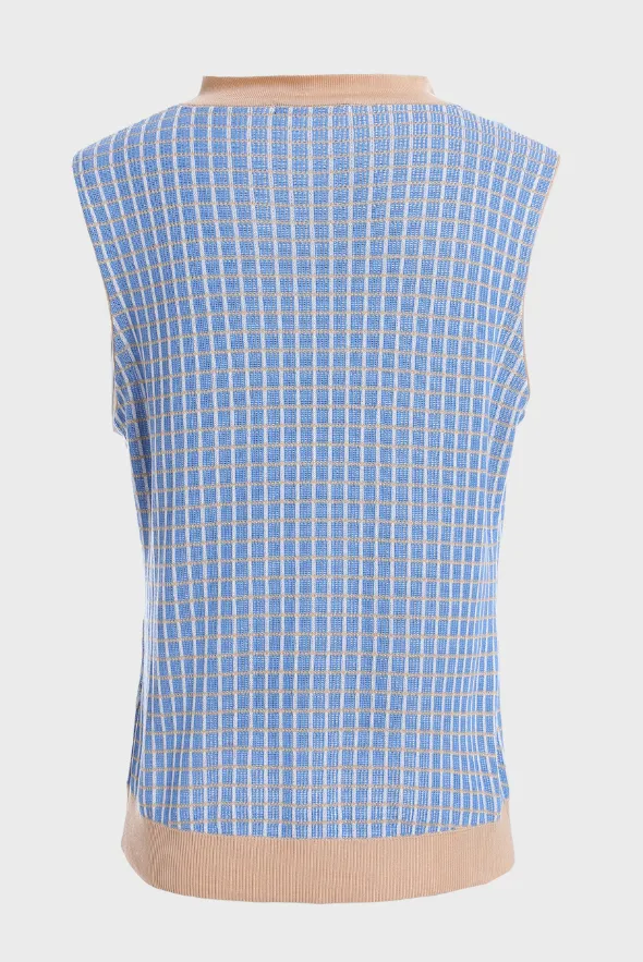 Tencel Tweed Polo Vest