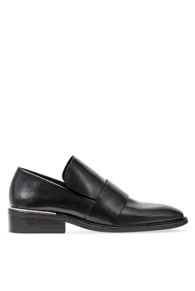 The Luxe Black Leather Loafer